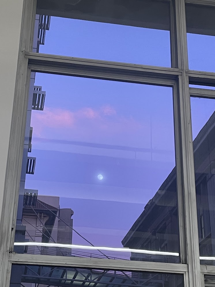 A sunset in berkeley physics