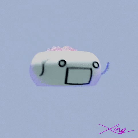 A brain bouncing out of its head